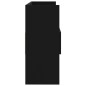vidaXL Aparador de madera contrachapada negro 105x30x70 cm vidaXL Aparador de madera contrachapada negro 105x30x70 cm