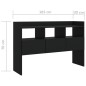 vidaXL Aparador de madera contrachapada negro 105x30x70 cm vidaXL Aparador de madera contrachapada negro 105x30x70 cm