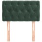vidaXL Cabecero de terciopelo verde oscuro 80x7x78/88 cm vidaXL Cabecero de terciopelo verde oscuro 80x7x78/88 cm