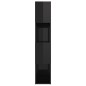 vidaXL Estantería/divisor de espacios negro brillo 80x24x124,5 cm vidaXL Estantería/divisor de espacios negro brillo 80x24x124,5 cm