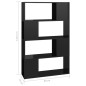 vidaXL Estantería/divisor de espacios negro brillo 80x24x124,5 cm vidaXL Estantería/divisor de espacios negro brillo 80x24x124,5 cm