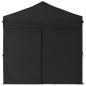 vidaXL Carpa para fiestas plegable con paredes laterales negro 2x2 m vidaXL Carpa para fiestas plegable con paredes laterales negro 2x2 m