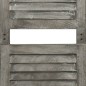 vidaXL Biombo de 4 paneles de madera maciza gris 143x166 cm vidaXL Biombo de 4 paneles de madera maciza gris 143x166 cm