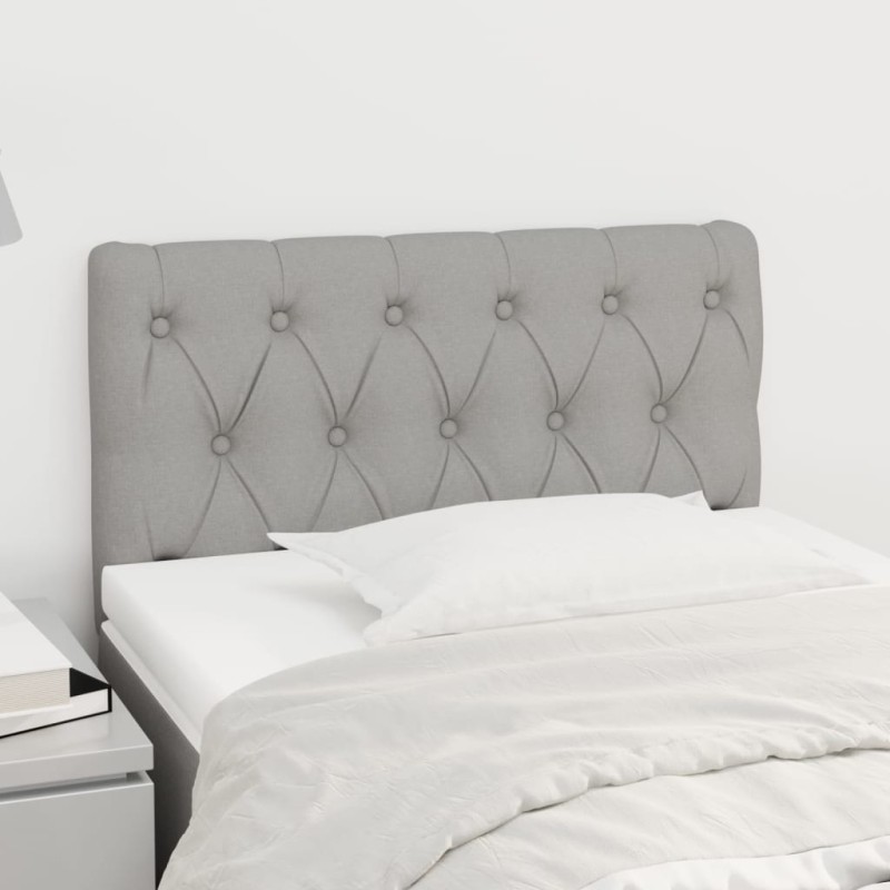 vidaXL Cabecero de tela gris claro 80x7x78/88 cm vidaXL Cabecero de tela gris claro 80x7x78/88 cm
