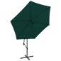 vidaXL Sombrilla voladiza 3 m verde vidaXL Sombrilla voladiza 3 m verde