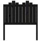 vidaXL Cabecero de cama madera maciza de pino negro 96x4x110 cm