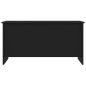 vidaXL Mesa de centro madera contrachapada negra 102x55,5x52,5 cm