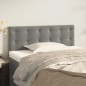 vidaXL Cabecero de terciopelo gris claro 80x5x78/88 cm vidaXL Cabecero de terciopelo gris claro 80x5x78/88 cm