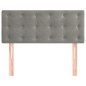 vidaXL Cabecero de terciopelo gris claro 80x5x78/88 cm vidaXL Cabecero de terciopelo gris claro 80x5x78/88 cm