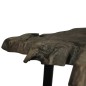 vidaXL Mesa de centro de madera de teca genuina 80x70x38 cm
