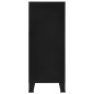 vidaXL Baúl de almacenaje industrial acero negro 90x40x100 cm vidaXL Baúl de almacenaje industrial acero negro 90x40x100 cm