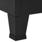 vidaXL Baúl de almacenaje industrial acero negro 90x40x100 cm vidaXL Baúl de almacenaje industrial acero negro 90x40x100 cm