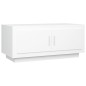 vidaXL Mesa de centro madera contrachapada blanco 102x50x45 cm