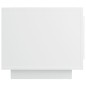 vidaXL Mesa de centro madera contrachapada blanco 102x50x45 cm