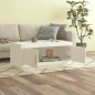 vidaXL Mesa de centro madera contrachapada blanco 102x50x45 cm