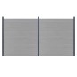 vidaXL Postes de valla 3 unidades aluminio gris oscuro 185 cm vidaXL Postes de valla 3 unidades aluminio gris oscuro 185 cm