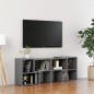 vidaXL Mueble de TV madera contrachapada gris 104x30x52 cm vidaXL Mueble de TV madera contrachapada gris 104x30x52 cm