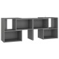 vidaXL Mueble de TV madera contrachapada gris 104x30x52 cm vidaXL Mueble de TV madera contrachapada gris 104x30x52 cm