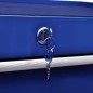 vidaXL Carrito caja de herramientas 7 cajones azul vidaXL Carrito caja de herramientas 7 cajones azul