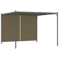 vidaXL Pérgola de jardín con tejado retráctil gris taupe 3x3m 180 g/m² vidaXL Pérgola de jardín con tejado retráctil gris taupe 3x3m 180 g/m²