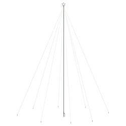 vidaXL Luces de árbol cascada Navidad interior exterior 1300 LEDs 8 m
