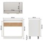 vidaXL Armario inferior de fregadero madera ingeniería 80x46x81,5cm vidaXL Armario inferior de fregadero madera ingeniería 80x46x81,5cm