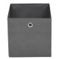 vidaXL Cajas de almacenaje 10 uds textil no tejido 32x32x32 cm gris vidaXL Cajas de almacenaje 10 uds textil no tejido 32x32x32 cm gris