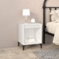 vidaXL Mesita de noche color blanco 40x35x50 cm vidaXL Mesita de noche color blanco 40x35x50 cm