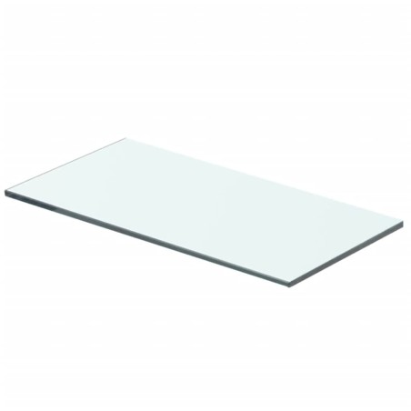 vidaXL Panel de estante vidrio claro 40x15 cm