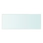 vidaXL Panel de estante vidrio claro 40x15 cm