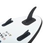 vidaXL Juego de tabla de paddle surf hinchable blanco y negro vidaXL Juego de tabla de paddle surf hinchable blanco y negro