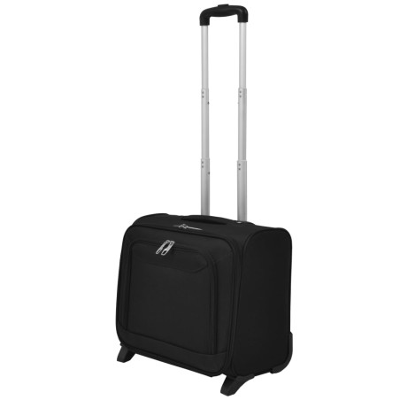 vidaXL Maleta de piloto negra  