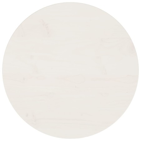 vidaXL Superficie de mesa madera maciza de pino blanco Ø50x2,5 cm