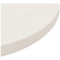vidaXL Superficie de mesa madera maciza de pino blanco Ø50x2,5 cm vidaXL Superficie de mesa madera maciza de pino blanco Ø50x2,5 cm