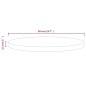 vidaXL Superficie de mesa madera maciza de pino blanco Ø50x2,5 cm vidaXL Superficie de mesa madera maciza de pino blanco Ø50x2,5 cm