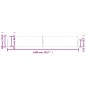 vidaXL Toldo lateral retráctil marrón 180x1000 cm vidaXL Toldo lateral retráctil marrón 180x1000 cm