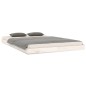 vidaXL Estructura de cama madera maciza de pino blanco 120x200 cm