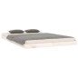 vidaXL Estructura de cama madera maciza de pino blanco 120x200 cm