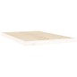 vidaXL Estructura de cama madera maciza de pino blanco 120x200 cm