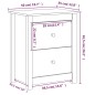 vidaXL Mesita de noche madera maciza de pino marrón miel 50x35x61,5 cm vidaXL Mesita de noche madera maciza de pino marrón miel 50x35x61,5 cm