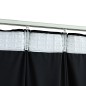 vidaXL Cortinas opacas con ganchos 2 uds terciopelo negro 140x245 cm vidaXL Cortinas opacas con ganchos 2 uds terciopelo negro 140x245 cm
