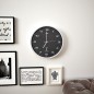 vidaXL Reloj de pared radiocontrol movimiento de cuarzo 31 cm negro vidaXL Reloj de pared radiocontrol movimiento de cuarzo 31 cm negro