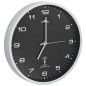 vidaXL Reloj de pared radiocontrol movimiento de cuarzo 31 cm negro vidaXL Reloj de pared radiocontrol movimiento de cuarzo 31 cm negro