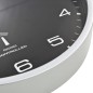 vidaXL Reloj de pared radiocontrol movimiento de cuarzo 31 cm negro vidaXL Reloj de pared radiocontrol movimiento de cuarzo 31 cm negro
