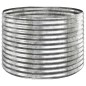 vidaXL Jardinera arriate acero recubrimiento polvo plata 100x100x68 cm vidaXL Jardinera arriate acero recubrimiento polvo plata 100x100x68 cm