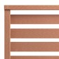 vidaXL Panel de valla con 1 poste WPC marrón 180x180 cm vidaXL Panel de valla con 1 poste WPC marrón 180x180 cm