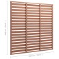 vidaXL Panel de valla con 1 poste WPC marrón 180x180 cm vidaXL Panel de valla con 1 poste WPC marrón 180x180 cm