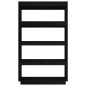 vidaXL Estantería/divisor de espacios madera pino negro 80x35x135 cm vidaXL Estantería/divisor de espacios madera pino negro 80x35x135 cm
