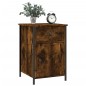 vidaXL Mesitas noche 2 uds madera contrachapada roble humo 40x42x60 cm vidaXL Mesitas noche 2 uds madera contrachapada roble humo 40x42x60 cm