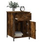 vidaXL Mesitas noche 2 uds madera contrachapada roble humo 40x42x60 cm vidaXL Mesitas noche 2 uds madera contrachapada roble humo 40x42x60 cm